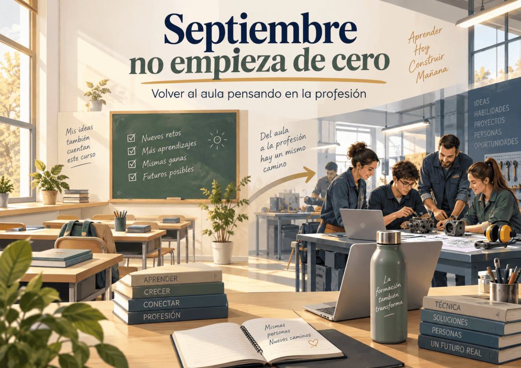 Septiembre no empieza de cero: volver al aula pensando en la&nbsp;profesión